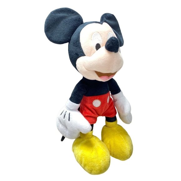 Disney Mickey Mouse Plush 12" Inch Original Mickey Mouse Stuffed Toy Teddy - Picture 2 of 7